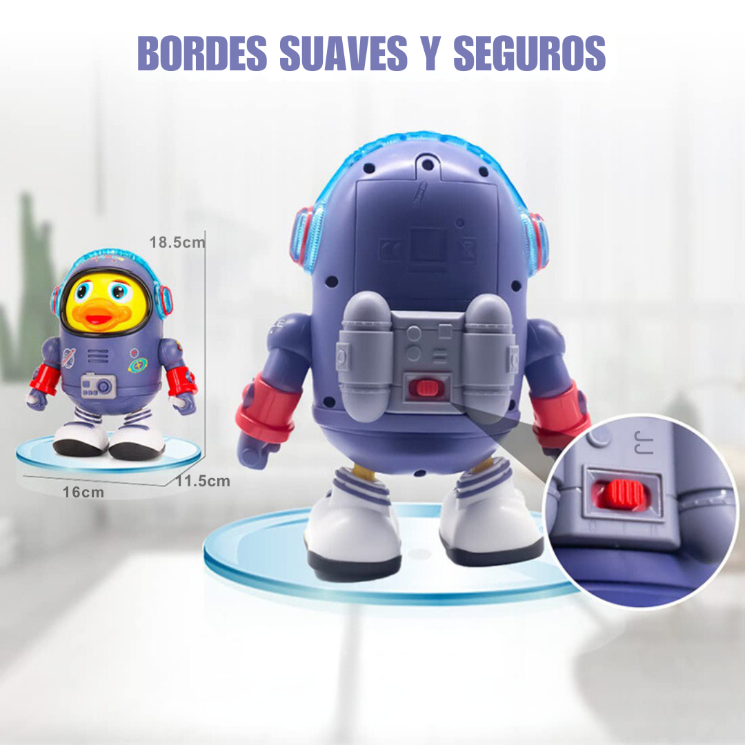 Juguete Interactivo Musical de Pato Astronauta Bailarín