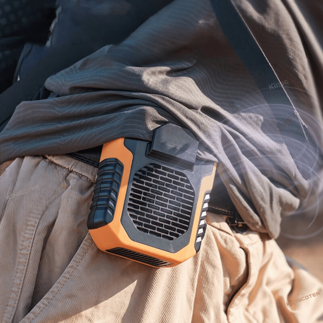 Ventilador Portátil De Cintura Y Cuello Función Powerbank - Muy Moderna Uruguay