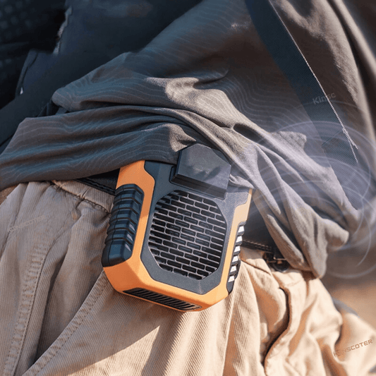 Ventilador Portátil De Cintura Y Cuello Función Powerbank - Muy Moderna Uruguay