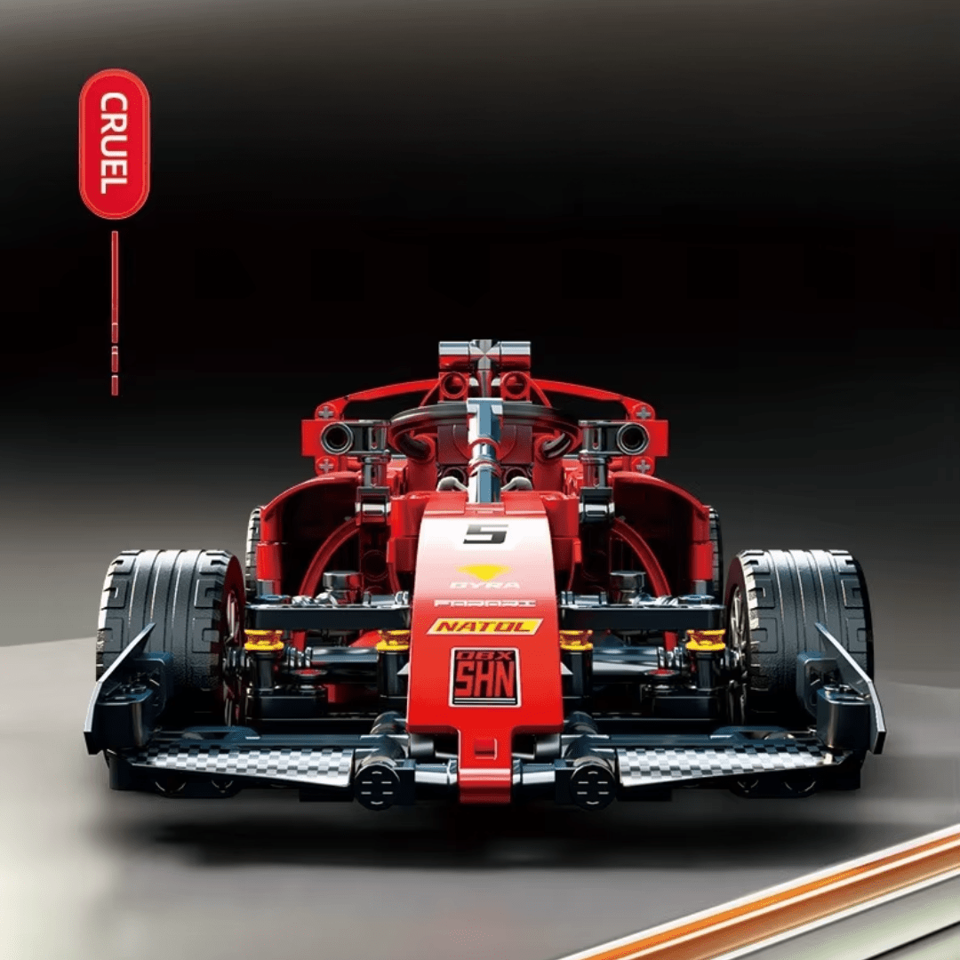 Auto Formula 1 en Bloques de Construcción para Armar - Muy Moderna Uruguay