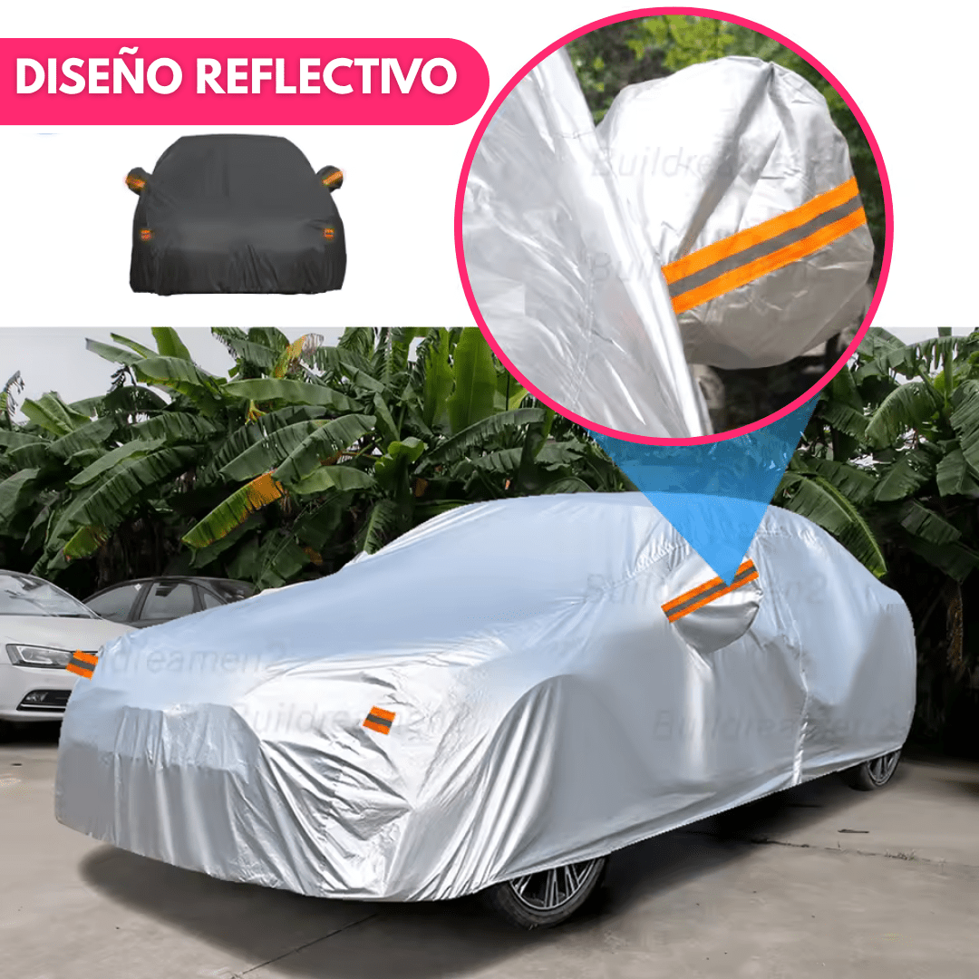 Funda Cubre Autos Impermeable Protección Sol Lluvia Rayones - Muy Moderna Uruguay