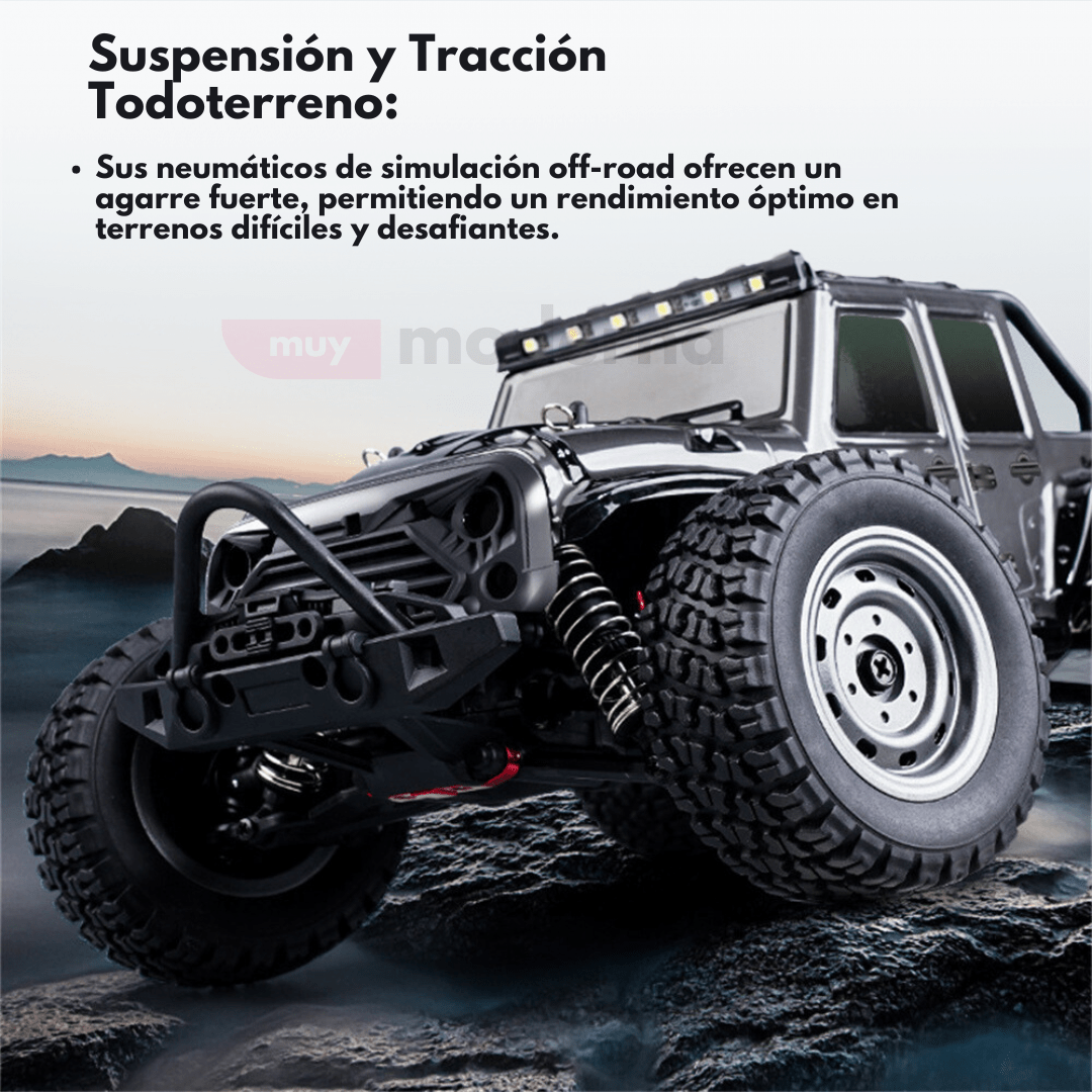Camioneta Todoterreno 4x4 A Control Remoto - Muy Moderna Uruguay