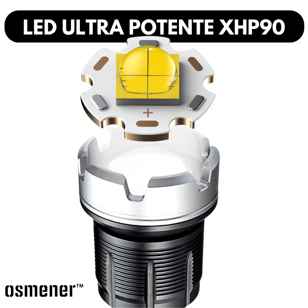 Linterna LED Osmener™ Ultra - Potente con Zoom Táctico - Muy Moderna Uruguay