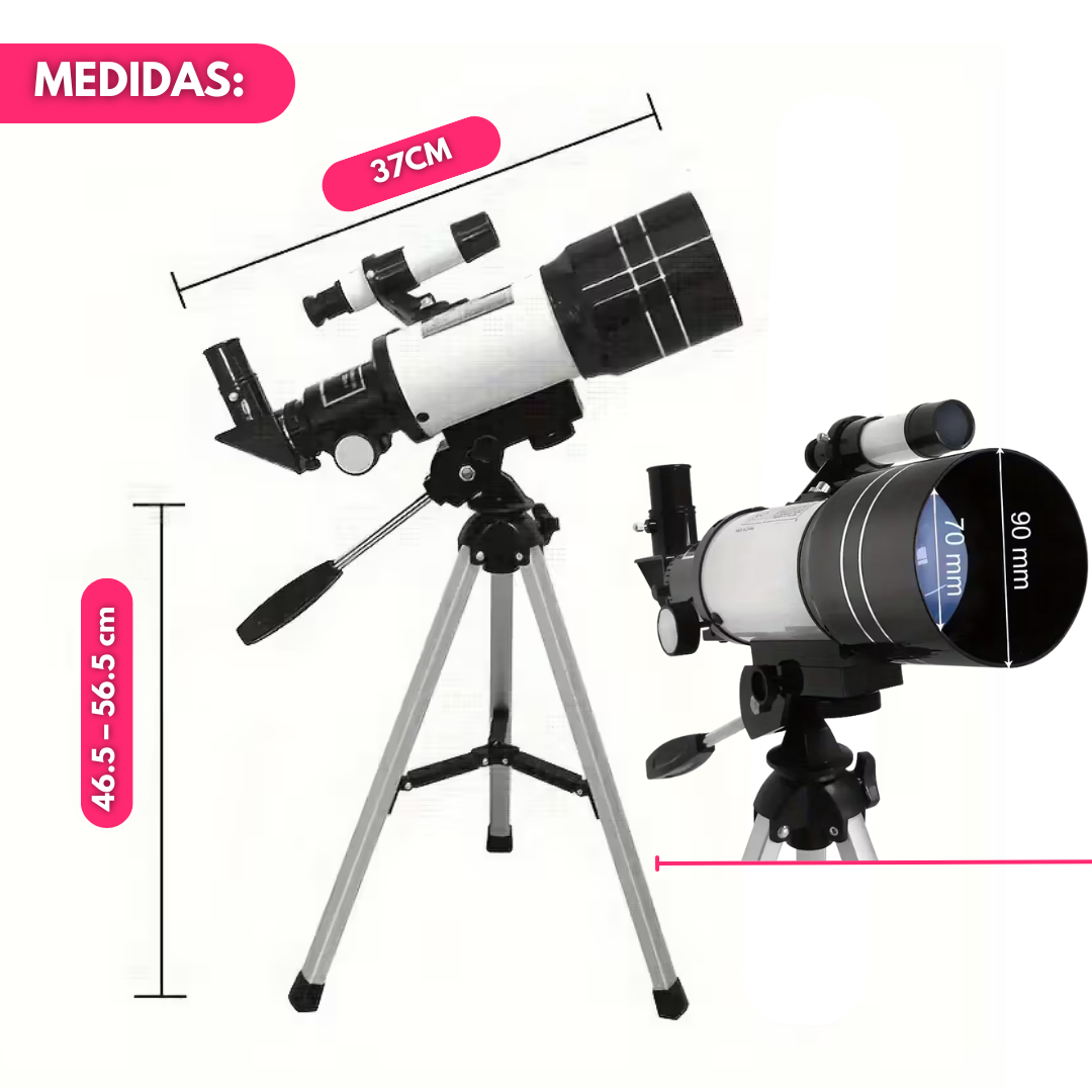 Telescopio X150 Astronómico Infantil Exploración Espacial
