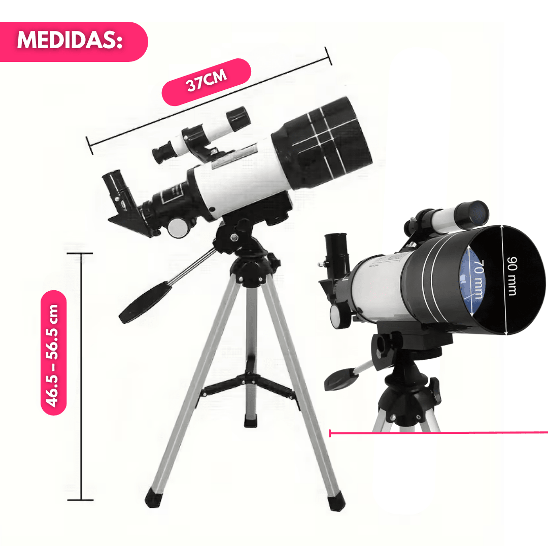 Telescopio X150 Astronómico Infantil Exploración Espacial - Muy Moderna Uruguay