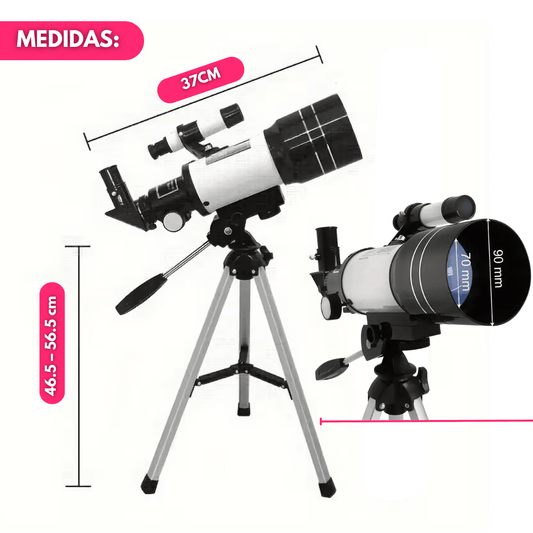 Telescopio X150 Astronómico Infantil Exploración Espacial - Muy Moderna Uruguay
