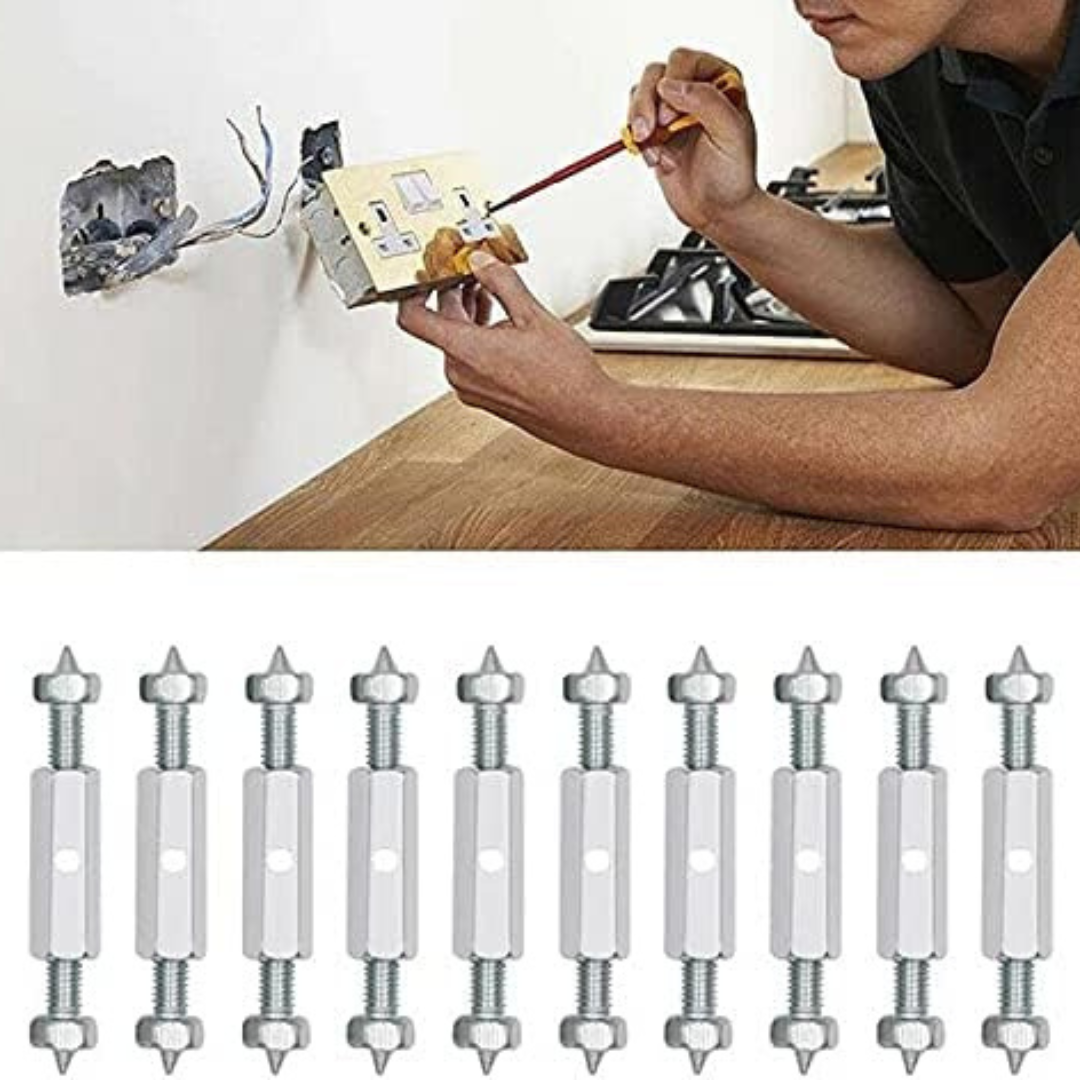 Kit De Reparación Para Tomacorrientes x10 Tornillos