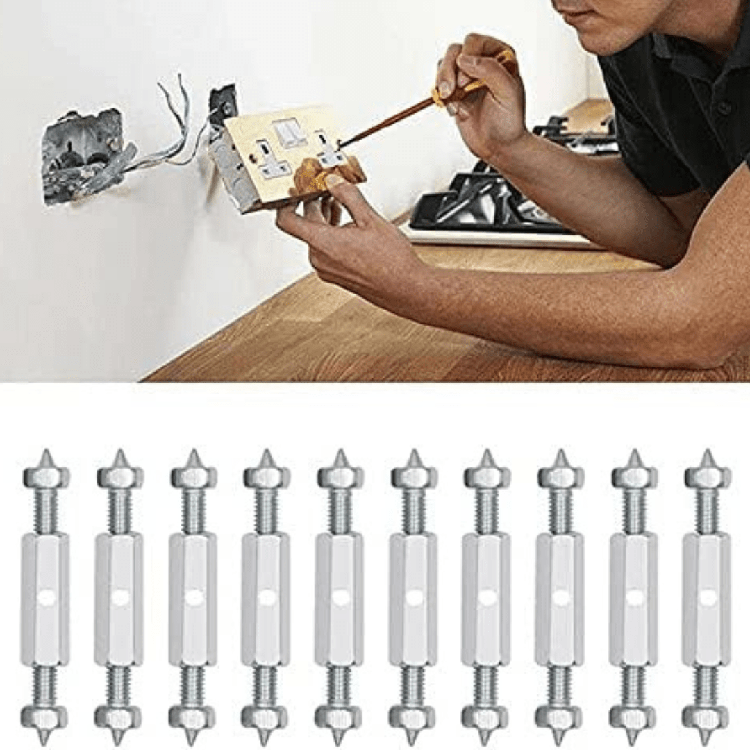 Kit De Reparación Para Tomacorrientes x10 Tornillos - Muy Moderna Uruguay