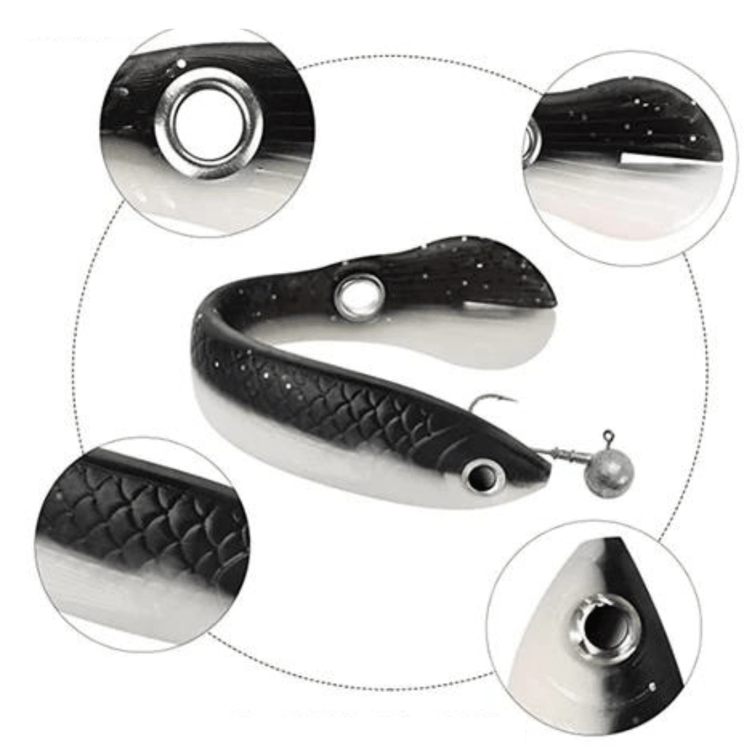 Set de 5 Señuelos Flexibles De Silicona Para Pesca - Muy Moderna Uruguay