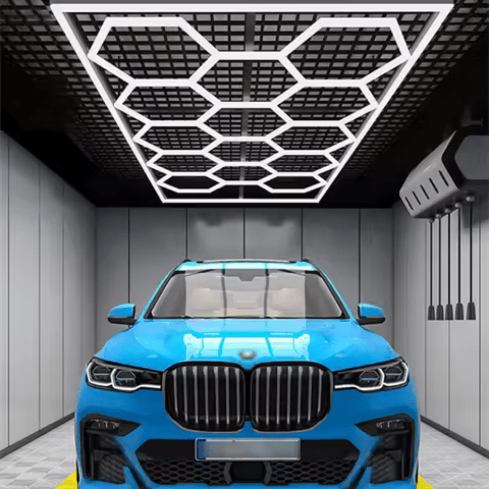 Panel Luz LED Hexagonal Detailing - Muy Moderna Uruguay