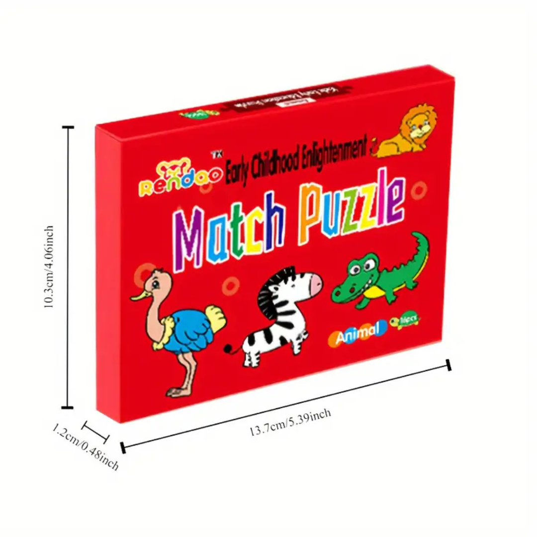 Set De 32 Puzzles Infantiles De 2 Piezas