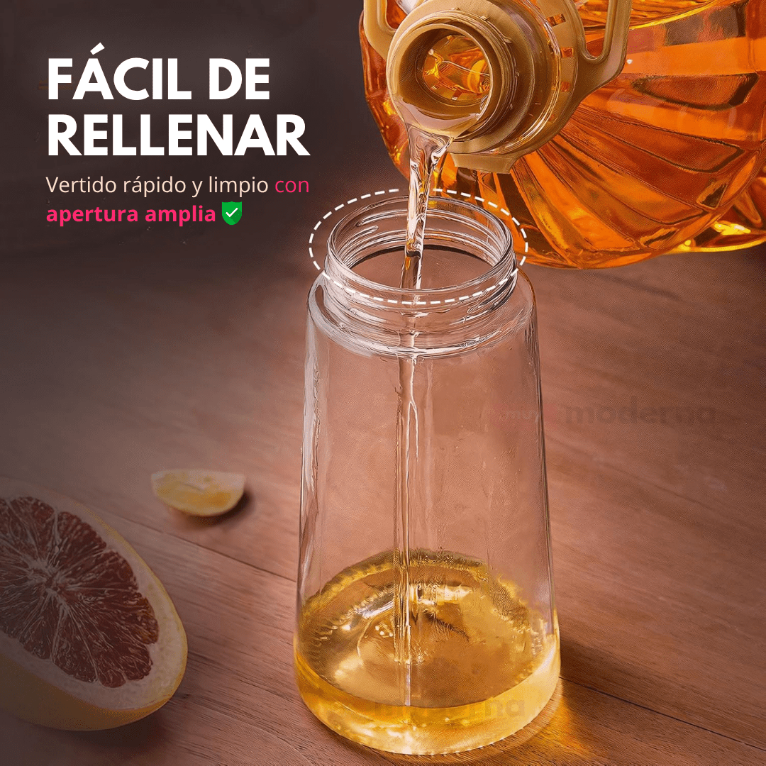 Rociador De Aceite 2 En 1 de Vidrio - Muy Moderna Uruguay