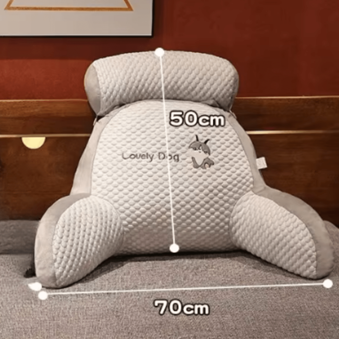 Almohadón Lumbar con Posabrazo para Cama, Silla y Sillón - Muy Moderna Uruguay
