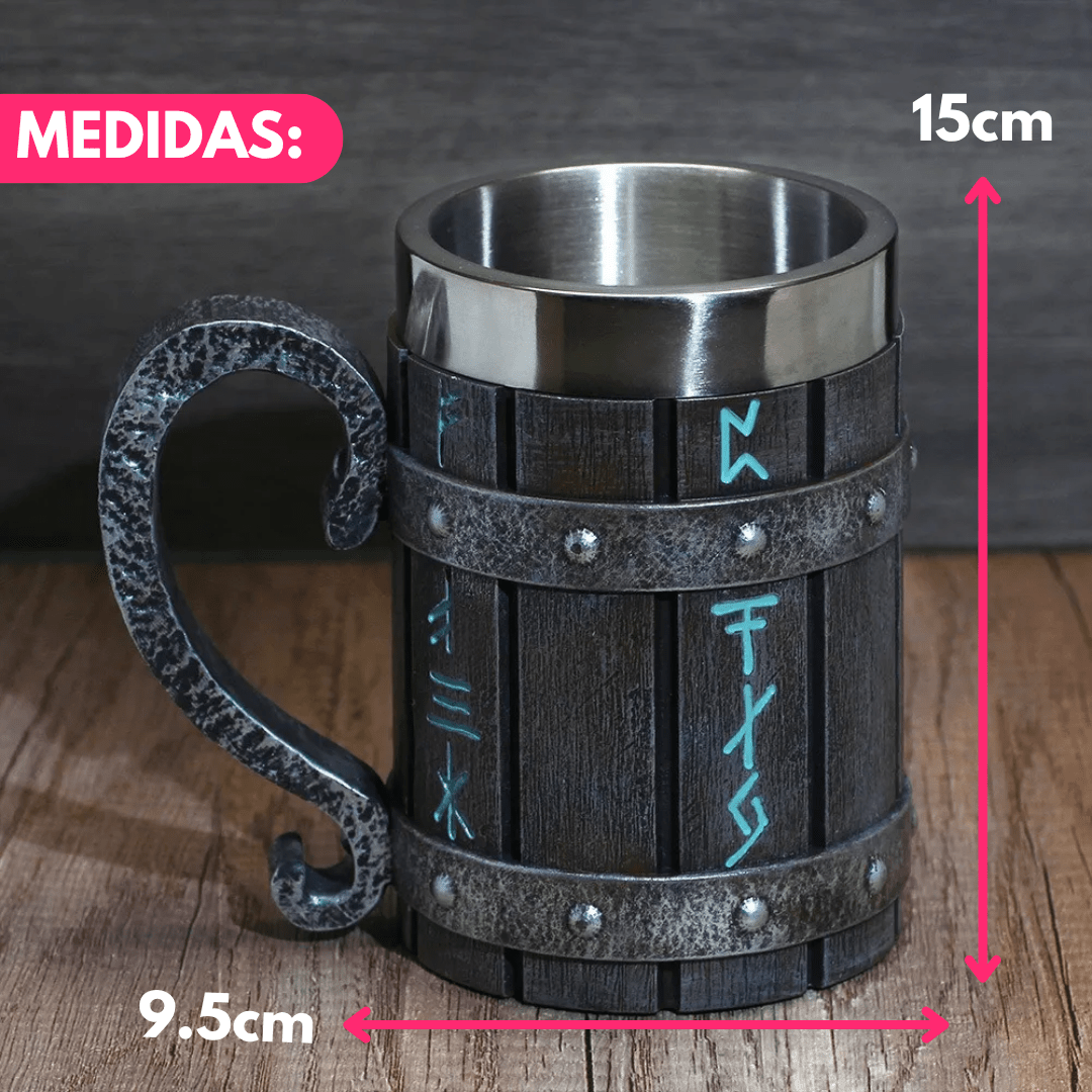 Jarra Nordica Vikinga Barril - Muy Moderna Uruguay