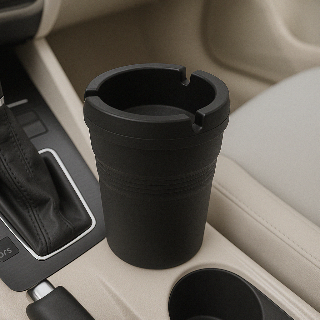 Cenicero Anti Humo para Posavasos de Auto