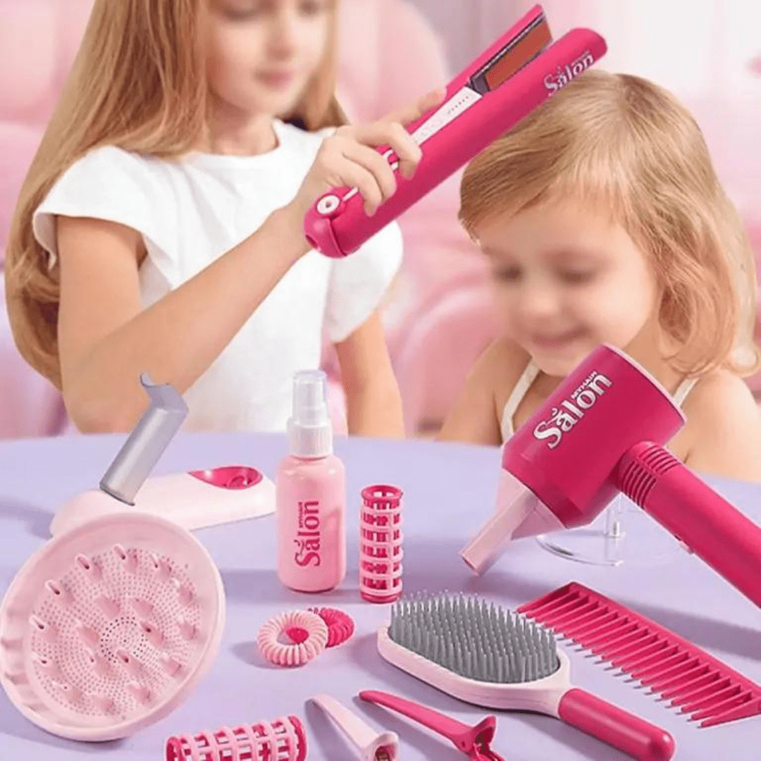 Kit Completo de Salon de Belleza de Juguete 22 Piezas - Muy Moderna Uruguay