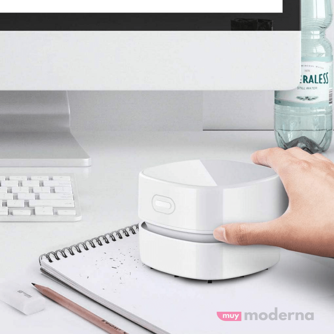 Mini Aspiradora de Escritorio con carga USB - Muy Moderna Uruguay