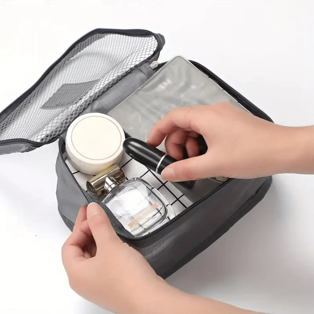 Set de 6 Bolsas Organizadoras Grises para Valija Varios Tamaños - Muy Moderna Uruguay