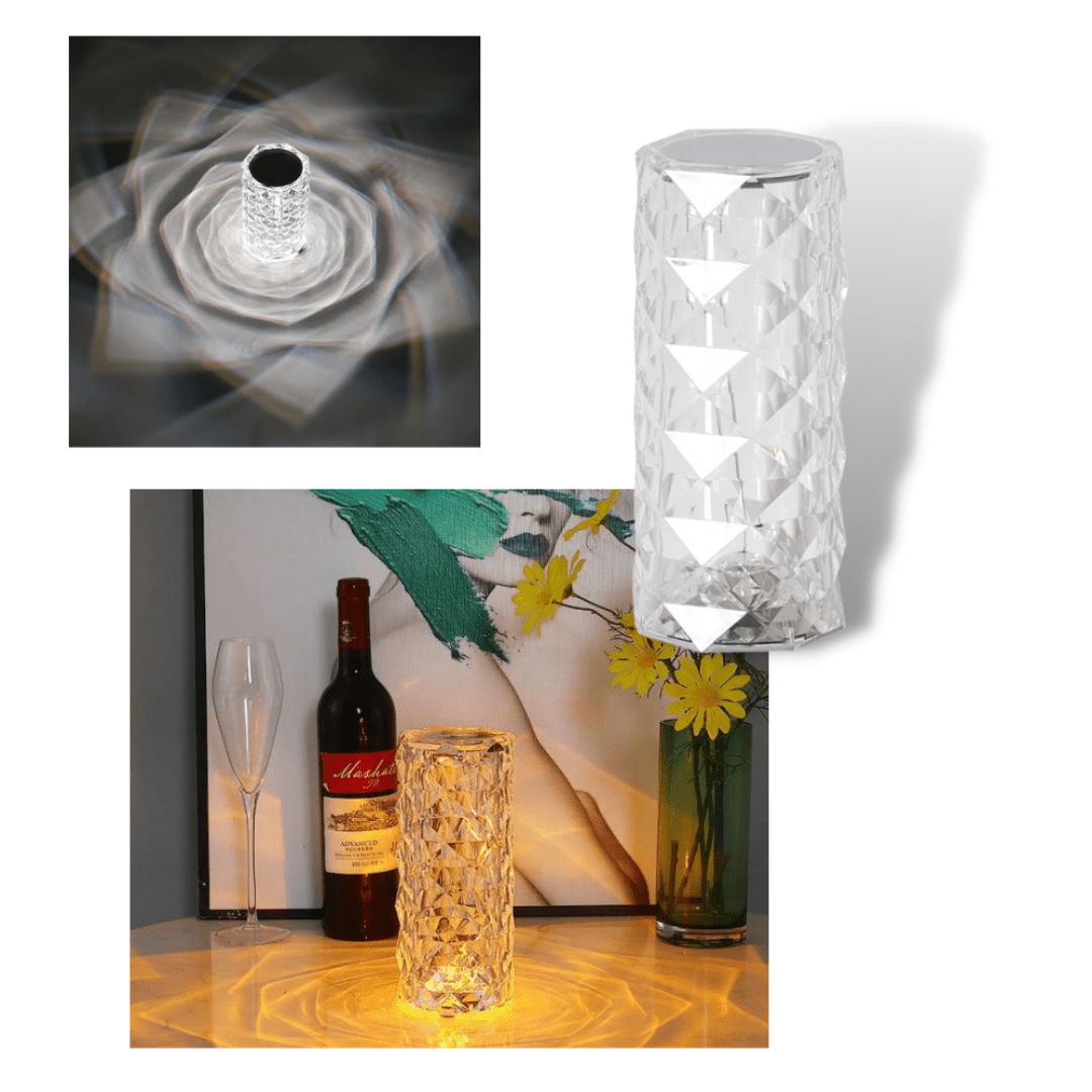 Lampara de Acrílico Diamond Lamp - Muy Moderna Uruguay
