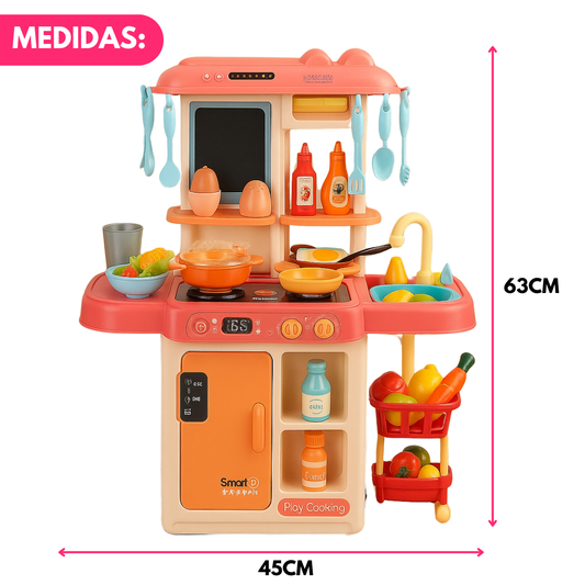 Juego De Cocina Set Completo Infantil - Muy Moderna Uruguay