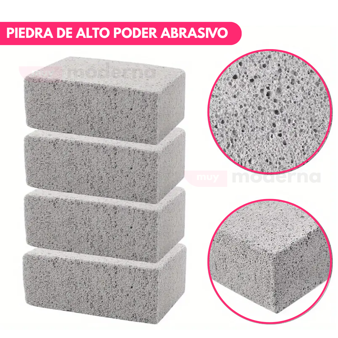 Set 4 Ladrillos Limpiadores de Parrilla