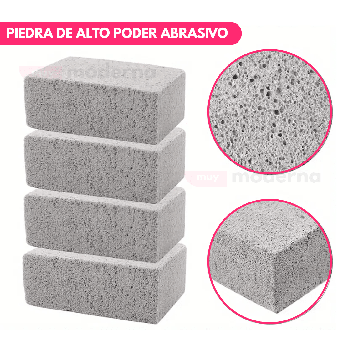 Set 4 Ladrillos Limpiadores de Parrilla - Muy Moderna Uruguay