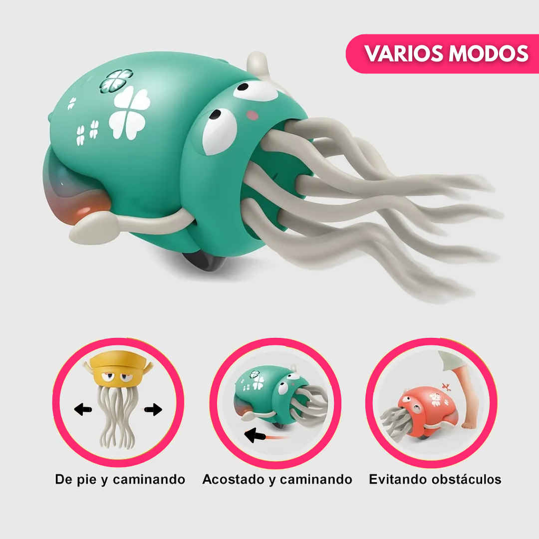 Pulpo Bailarín Eléctrico Recargable Juguete Musical Para Bebés