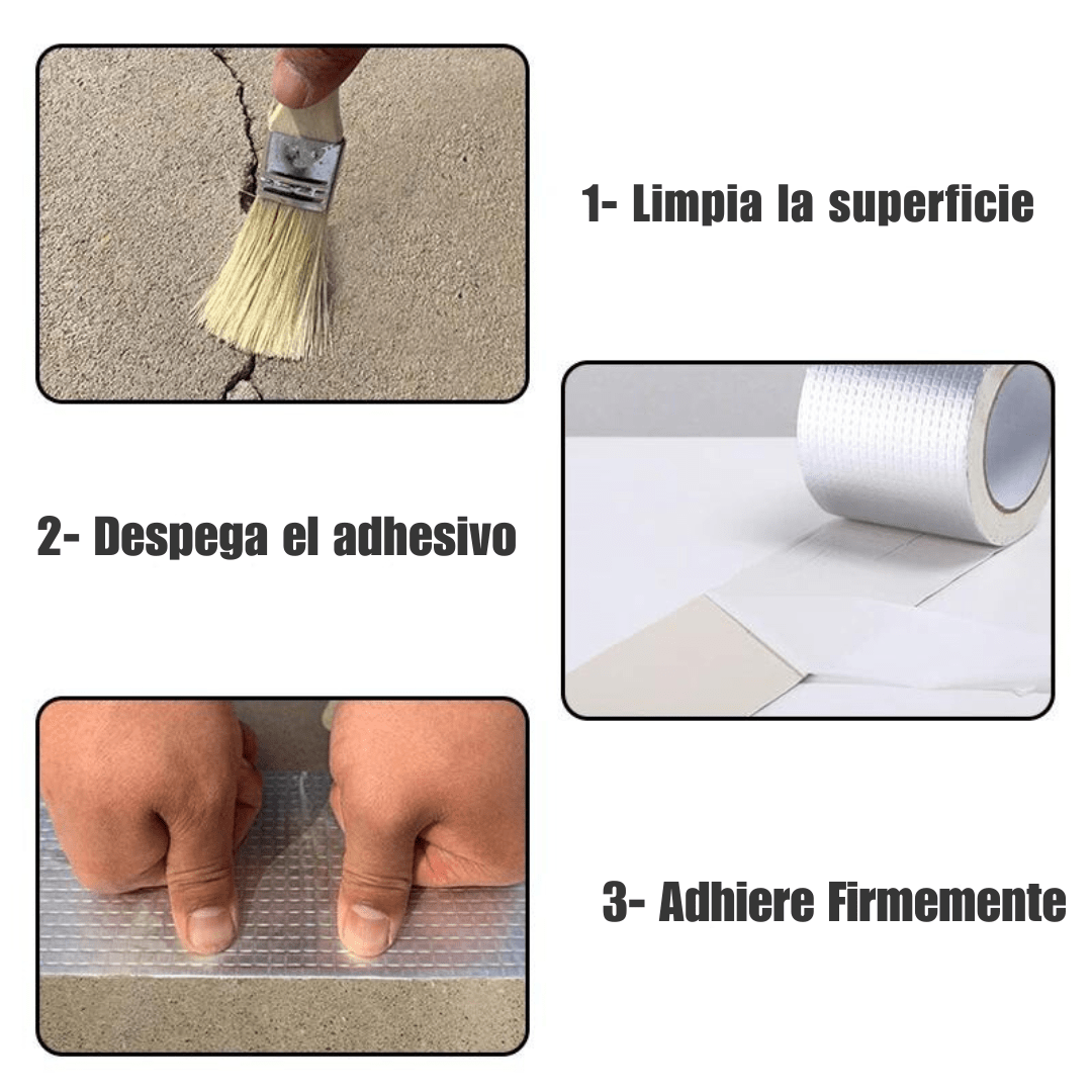 Cinta Metalizada Ultra Fuerte a Prueba de Agua 5m - Muy Moderna Uruguay