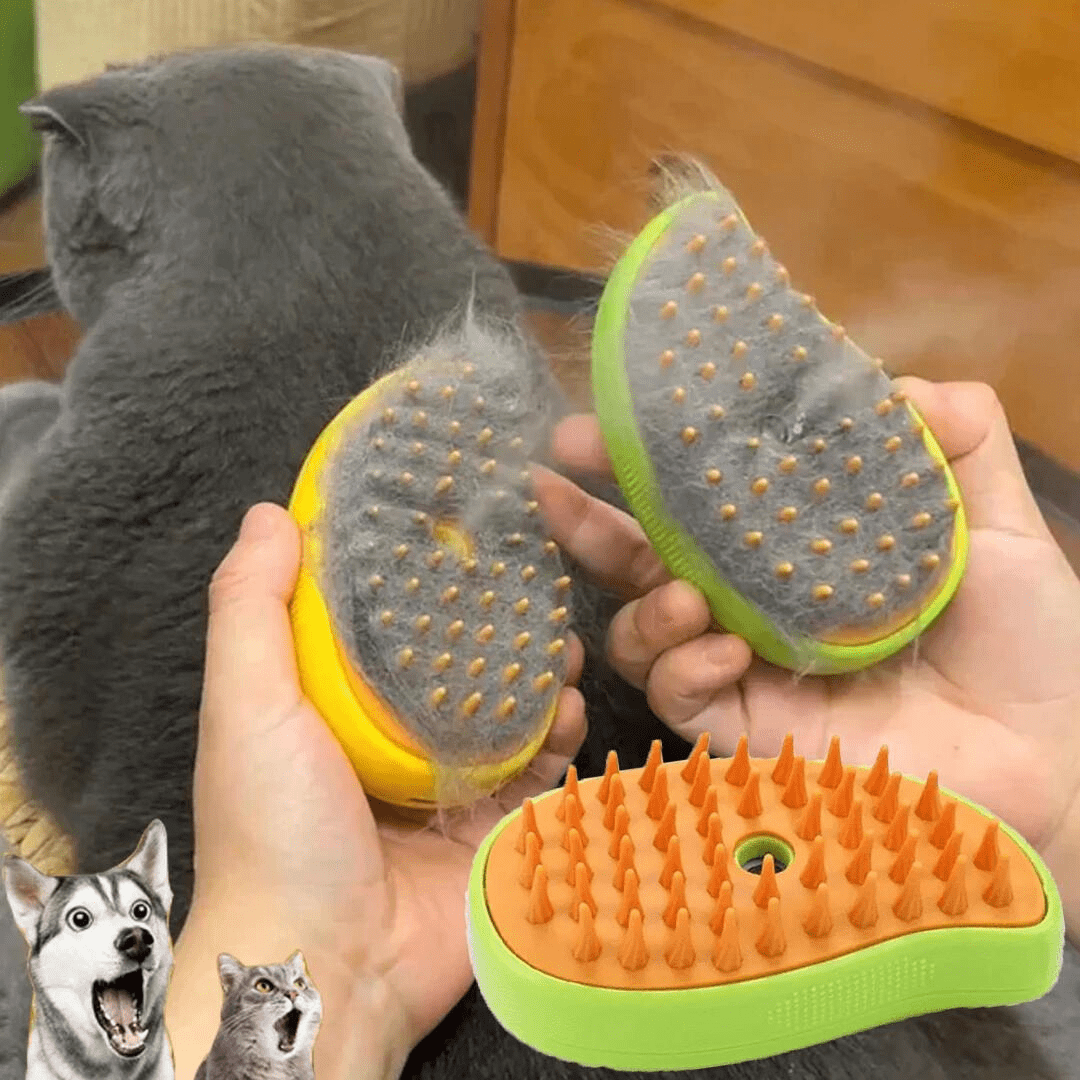 Cepillo De Masaje para Mascotas 3 En 1 Con Vapor - Muy Moderna Uruguay
