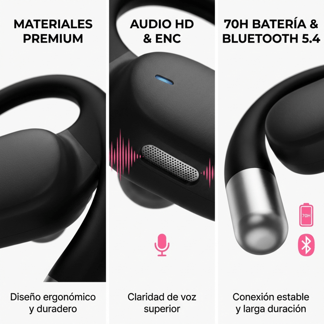 Auriculares Bluetooth Traductores con Inteligencia Artificial Traducción App IA - Muy Moderna Uruguay
