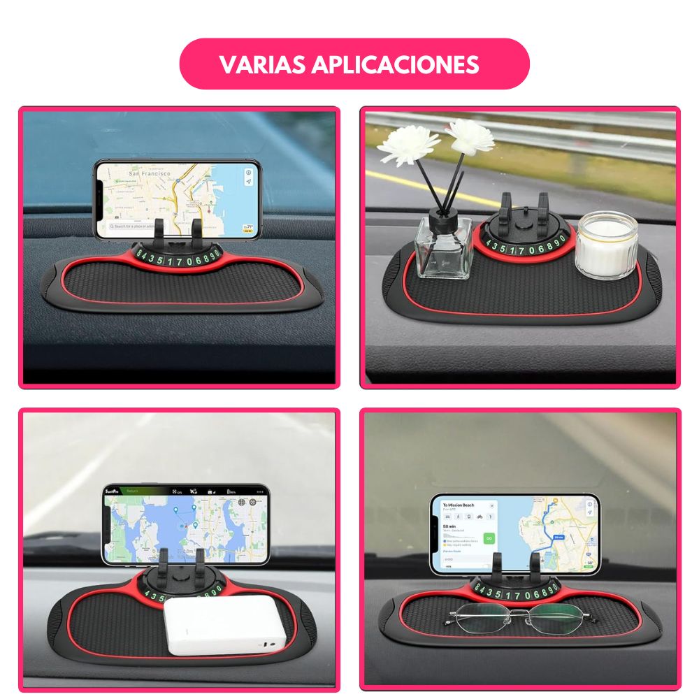 Soporte Celular con Alfombrilla para Auto