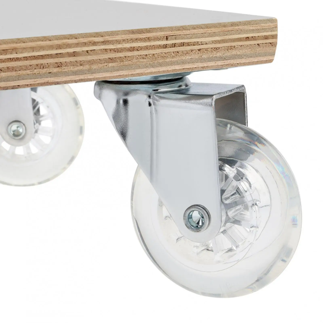 Kit De 4 Ruedas De Silicona Para Muebles Con Freno