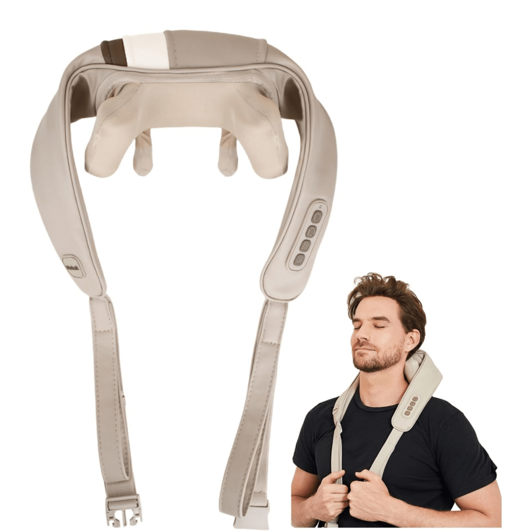 Masajeador 6D para Cuello y Hombros Recargable - Muy Moderna Uruguay