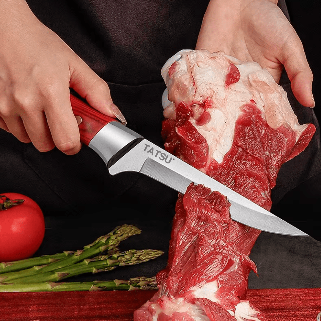 Cuchillo Largo de Cocina TATSU con Funda - Muy Moderna Uruguay