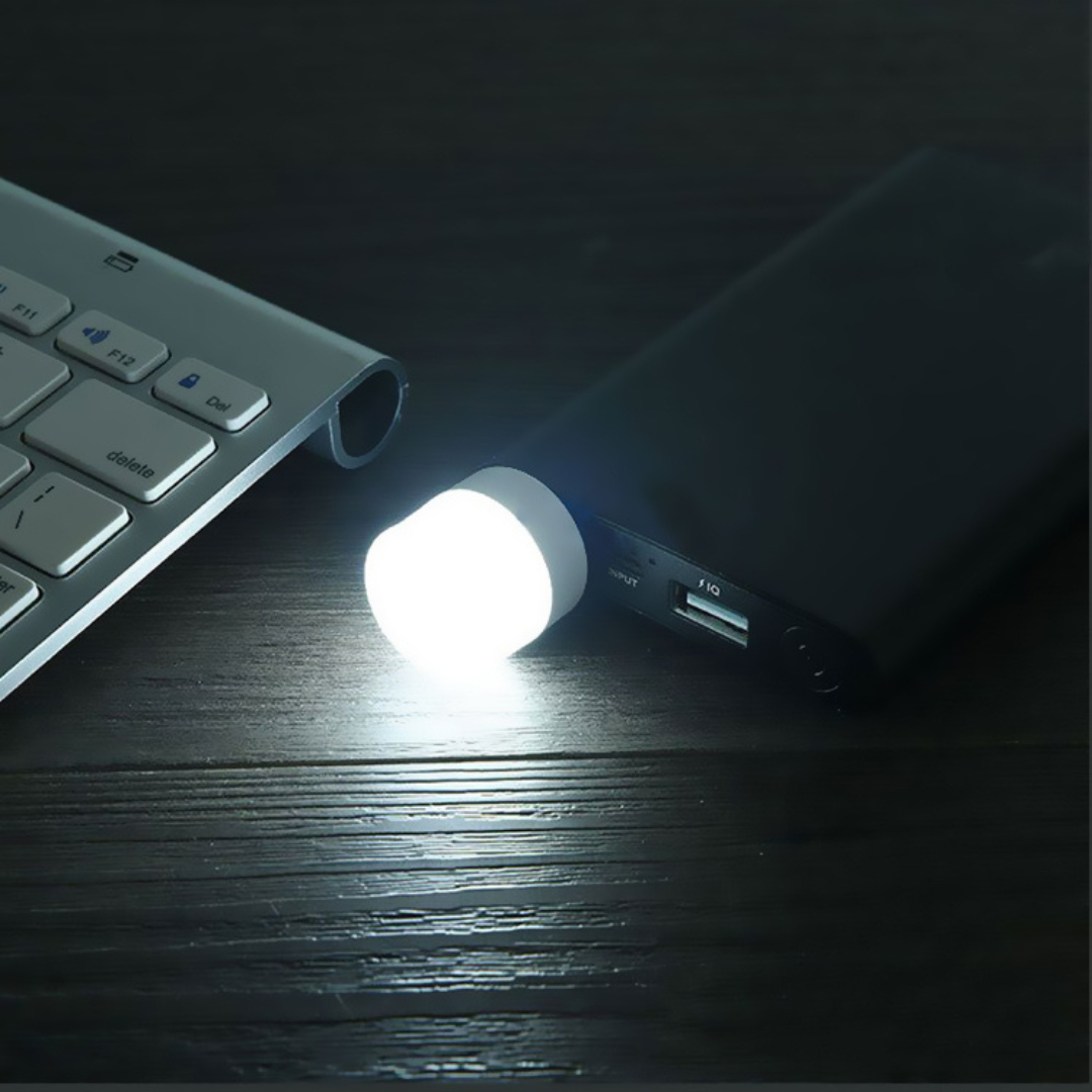Set de 10 Mini Luz Nocturna USB Luz Cálida y Fría