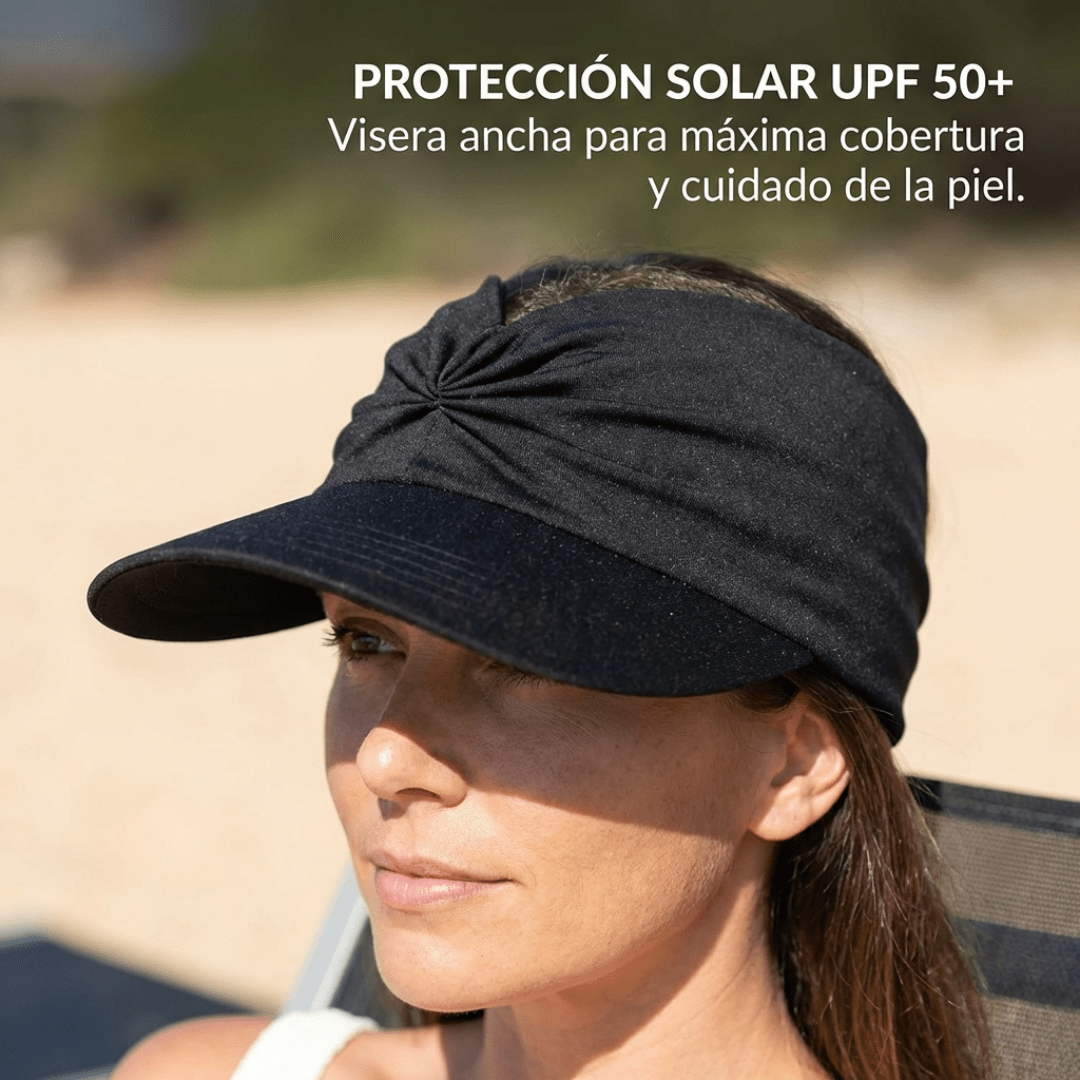 Gorro de Sol Visera Ancha Para Mujer Con Protección UV - Muy Moderna Uruguay
