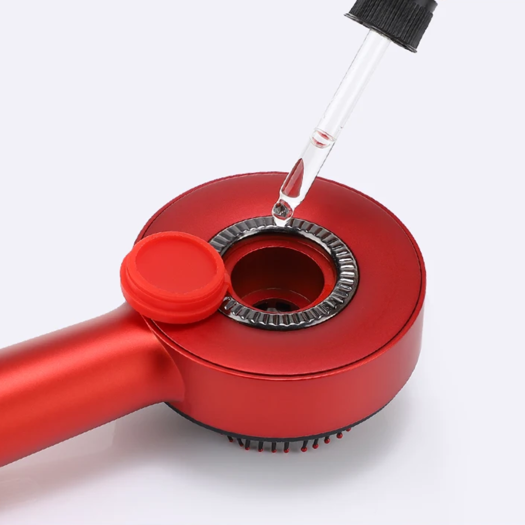 Peine Masajeador Para Cuidado Cuero Cabelludo con Luz Roja