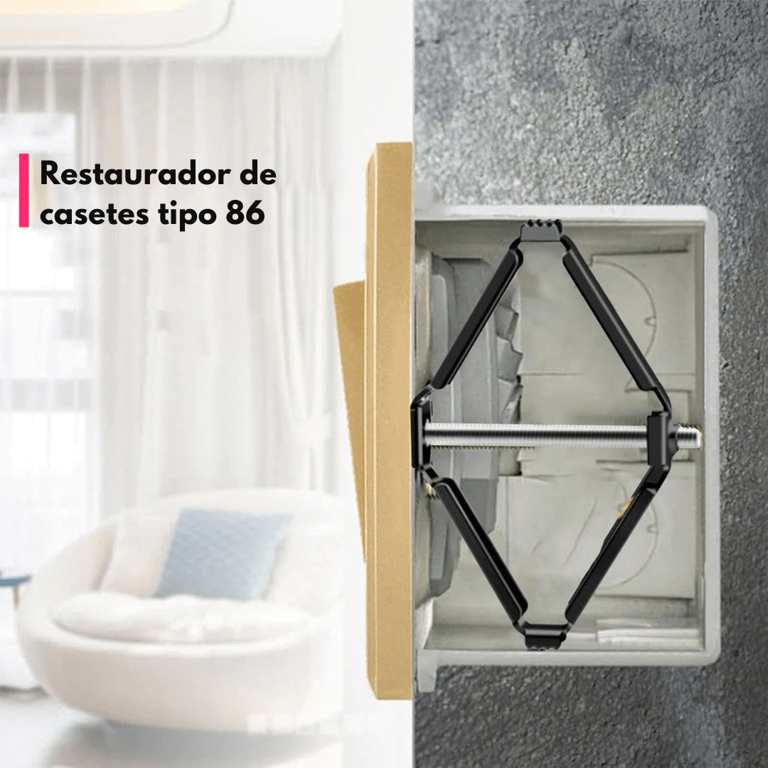Set Soportes De Reparación Tomacorrientes Electricista X20 - Muy Moderna Uruguay