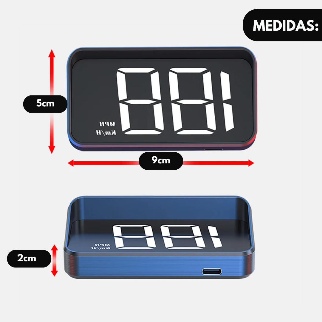Velocímetro Proyector de Parabrisas para Auto Y Camión