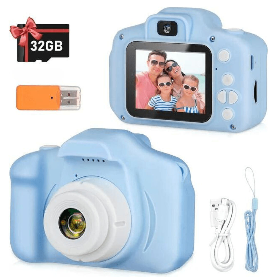 Mini Cámara Digital Para Niños + Tarjeta 32gb - Muy Moderna Uruguay