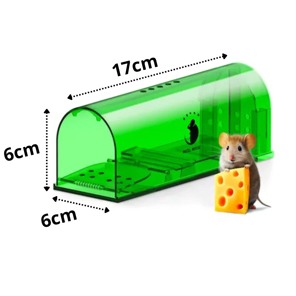 Pack x4 Trampa Para Ratas Ratones con Liberación Sin Dolor