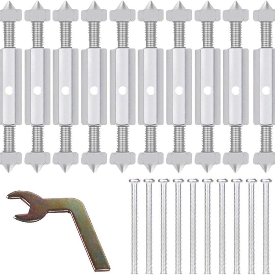 Kit De Reparación Para Tomacorrientes x10 Tornillos
