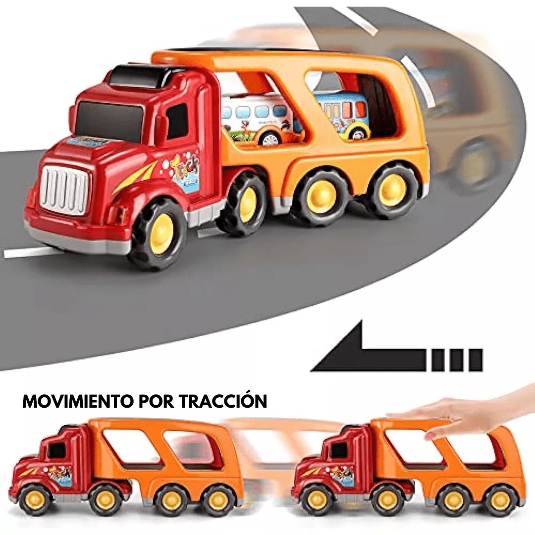Camión Transportador de Vehículos y Aviones de Juguete - Muy Moderna Uruguay