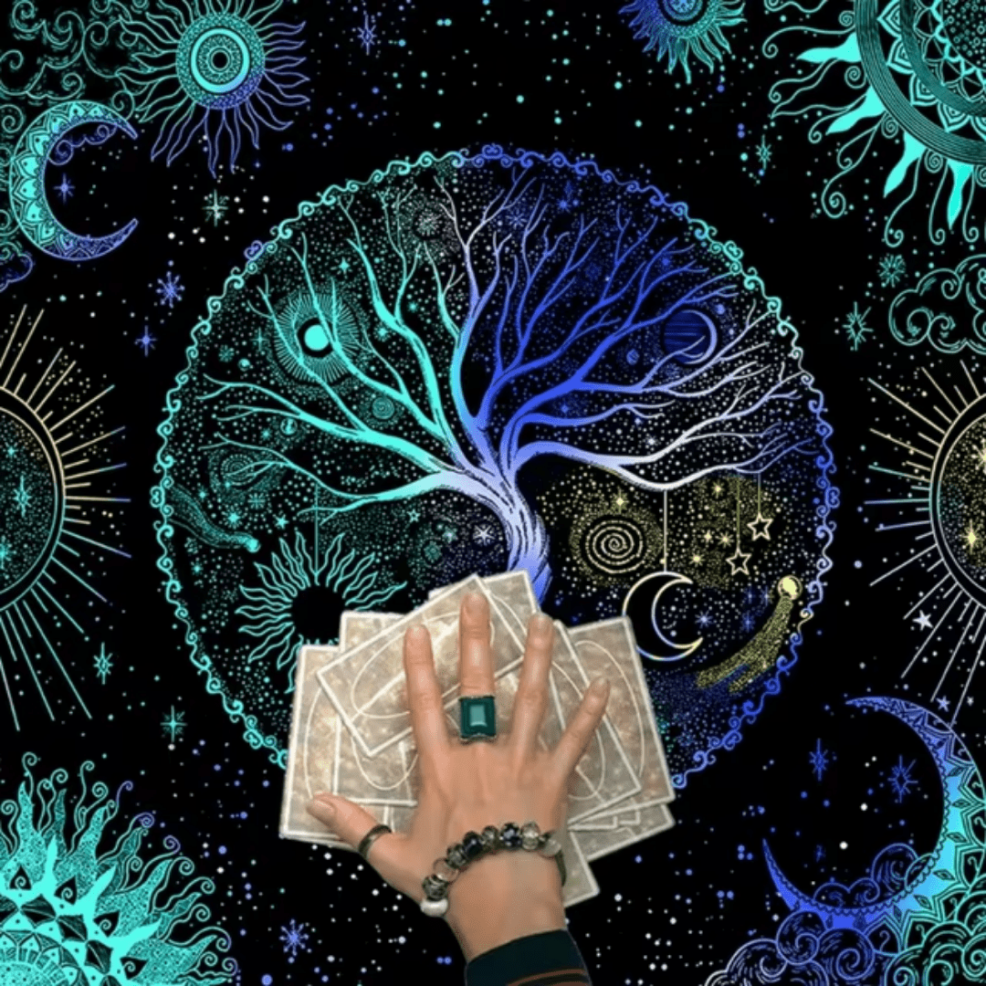 Mantel De Tarot Arbol De La Vida Para Altar O Lectura - Muy Moderna Uruguay