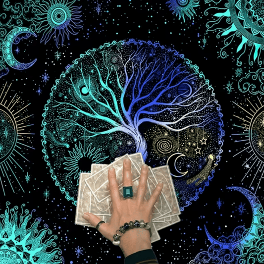 Mantel De Tarot Arbol De La Vida Para Altar O Lectura - Muy Moderna Uruguay