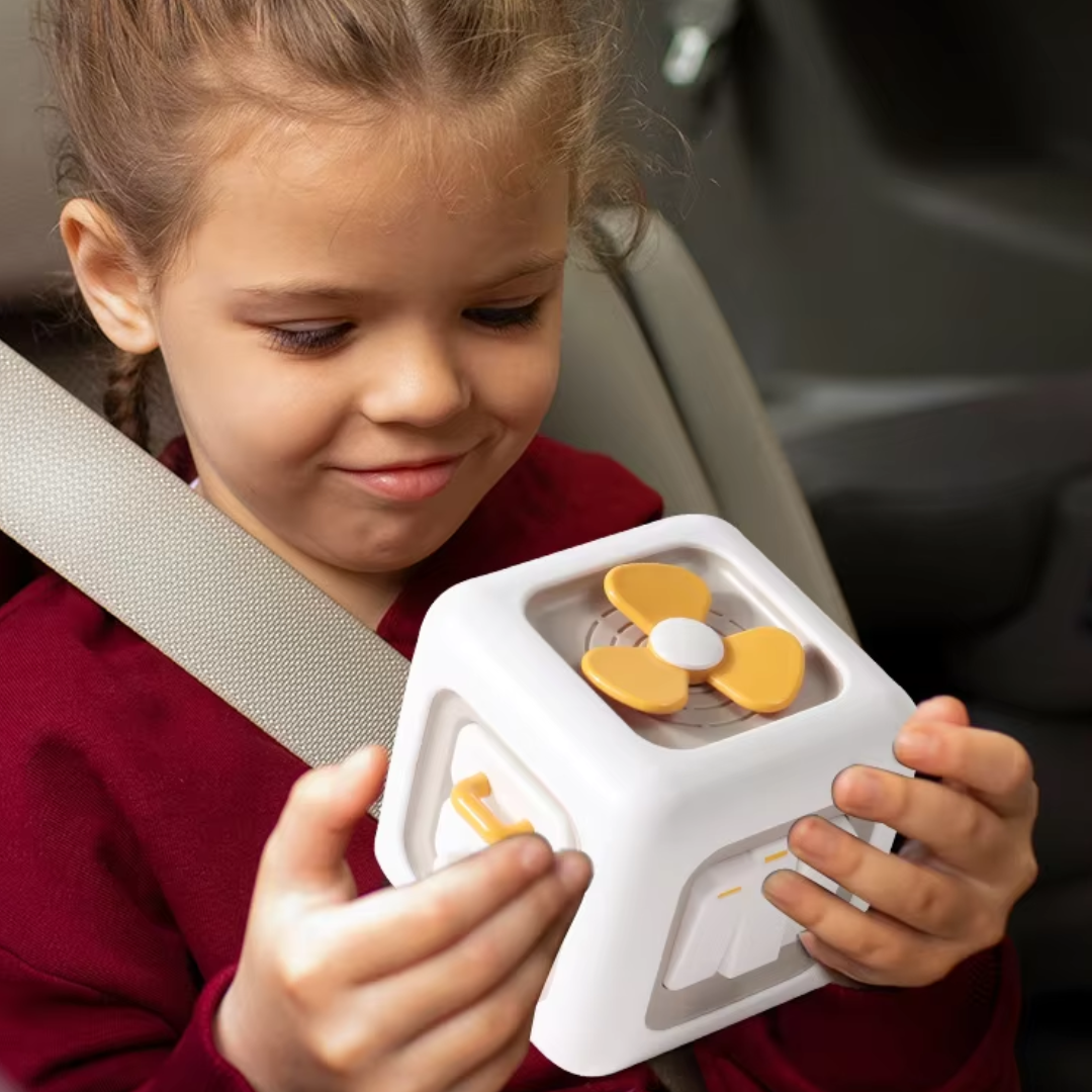 Cubo Sensorial De Juguete Fidget 6 En 1 Montessori