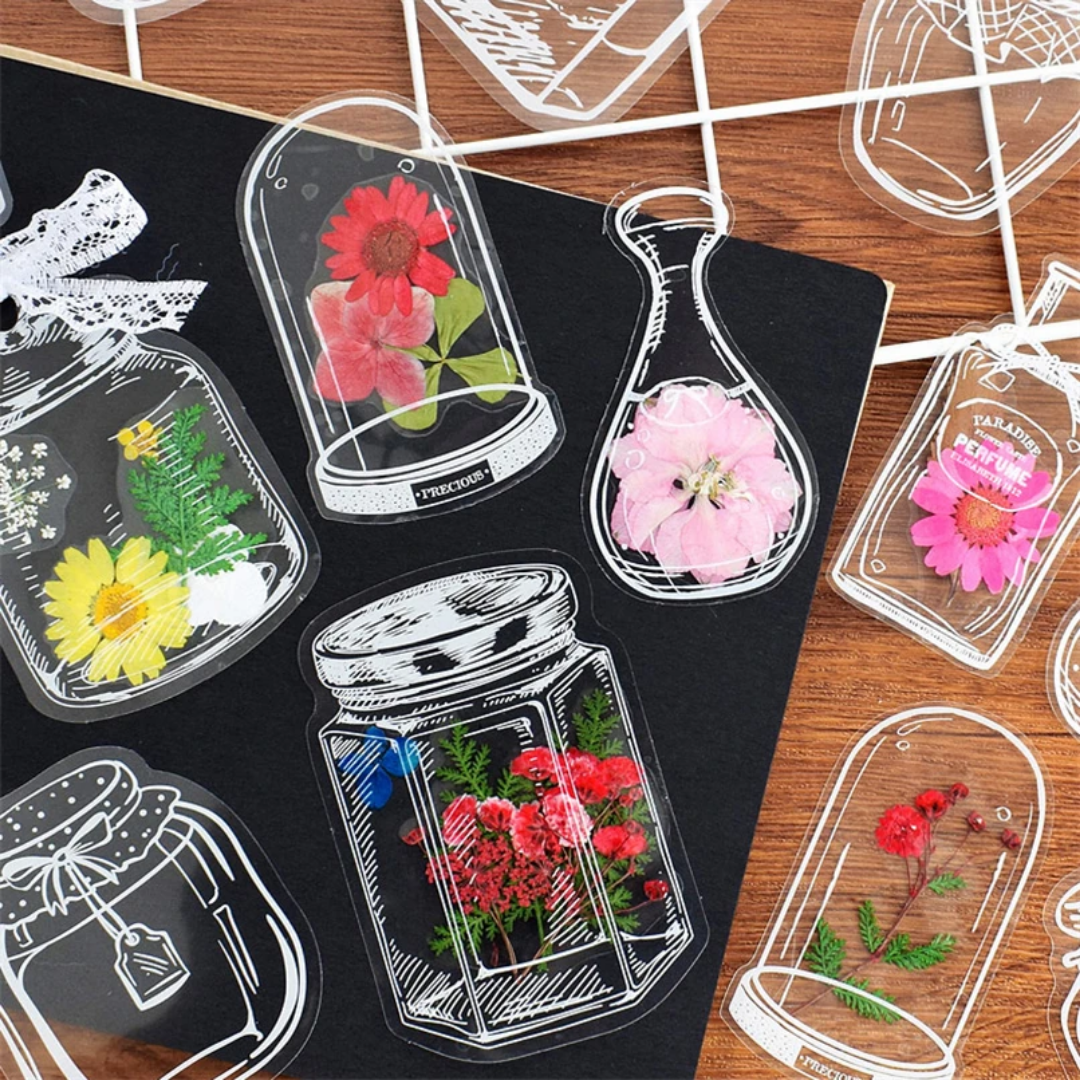Set de 20 Marcapáginas para Guardar Flores Secas