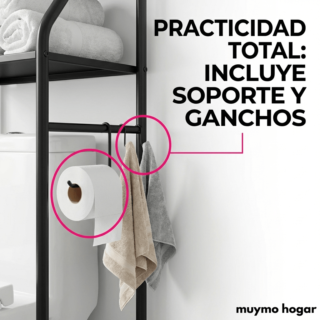 Estanteria de Baño para Inodoro - muymo hogar - Muy Moderna Uruguay