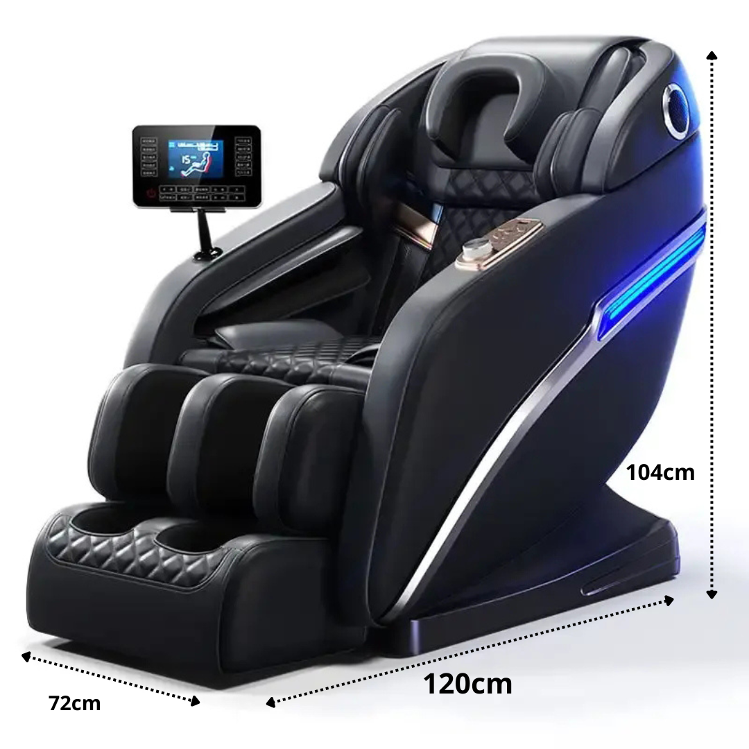 Sillón Masajeador de Lujo - Masaje de Cuerpo Completo con Compresión Y Rodillos