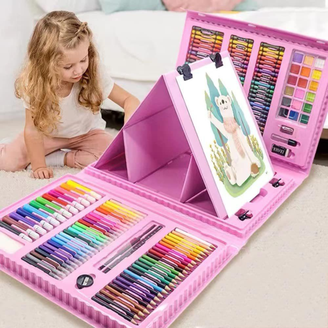 Kit Maletin De Arte Escolar 208 Piezas